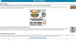 Desktop Screenshot of m.amityvillerecord.com