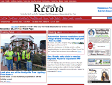 Tablet Screenshot of amityvillerecord.com